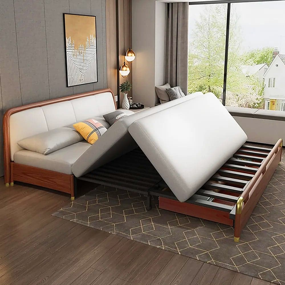 75" Leath-aire Sleeper Sofa 3-Seater